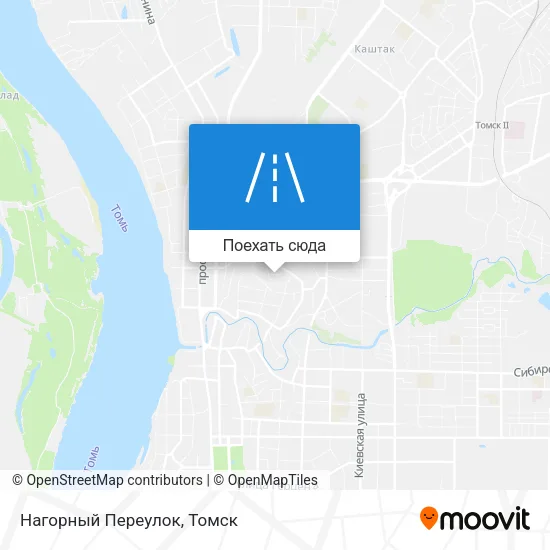 Карта Нагорный Переулок