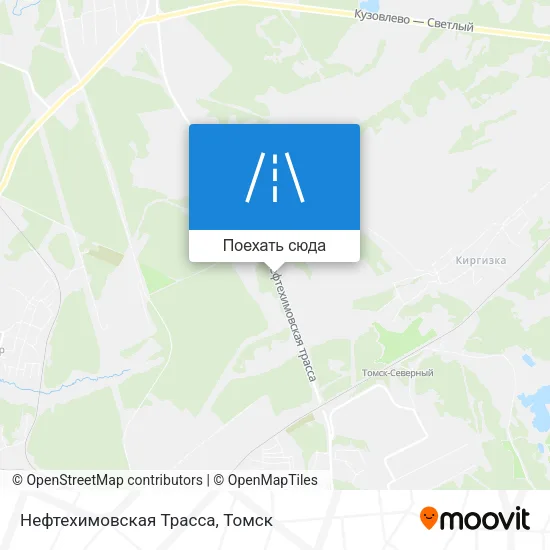 Карта Нефтехимовская Трасса
