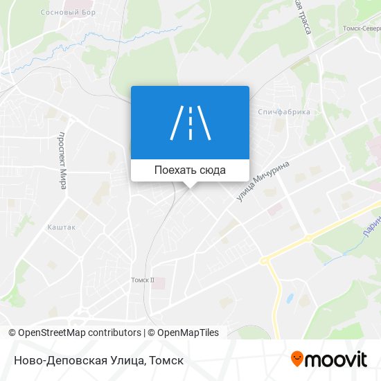 Карта Ново-Деповская Улица
