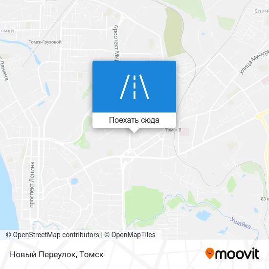 Карта Новый Переулок