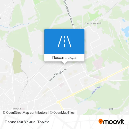 Карта Парковая Улица