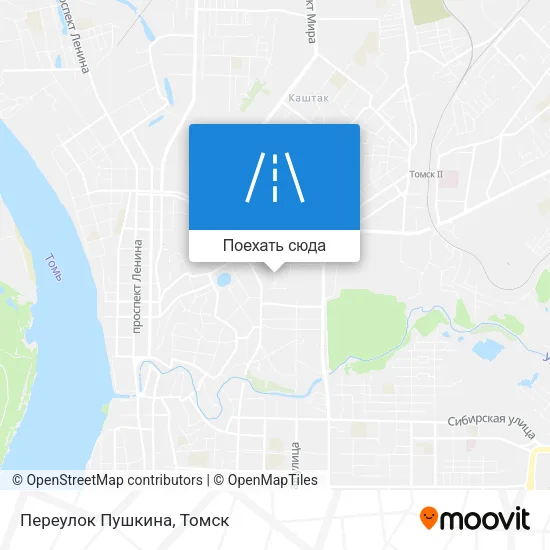 Карта Переулок Пушкина