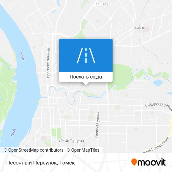 Карта Песочный Переулок