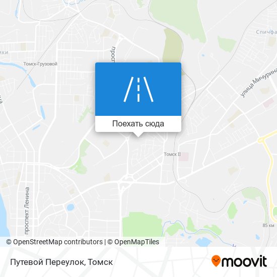 Карта Путевой Переулок