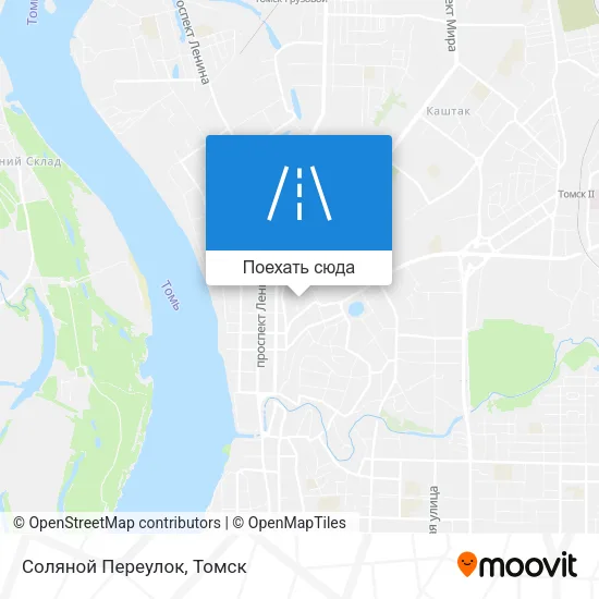 Карта Соляной Переулок