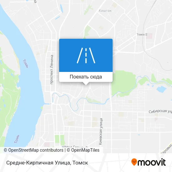 Карта Средне-Кирпичная Улица