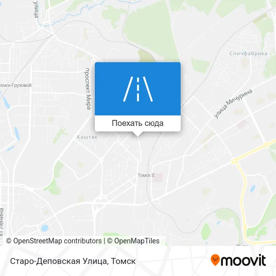 Карта Старо-Деповская Улица