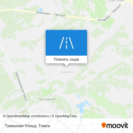 Карта Туманная Улица