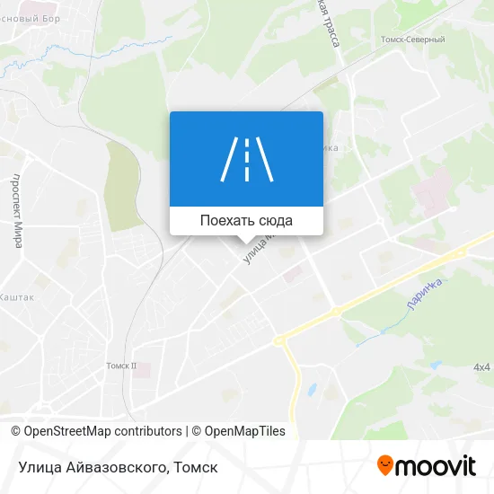 Карта Улица Айвазовского