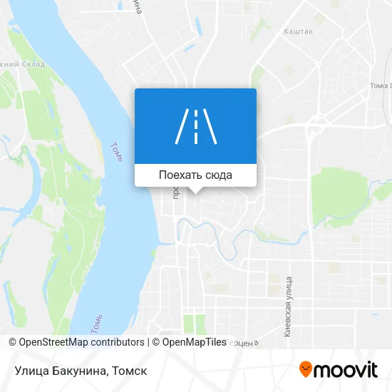 Карта Улица Бакунина