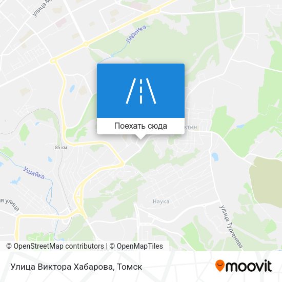 Карта Улица Виктора Хабарова