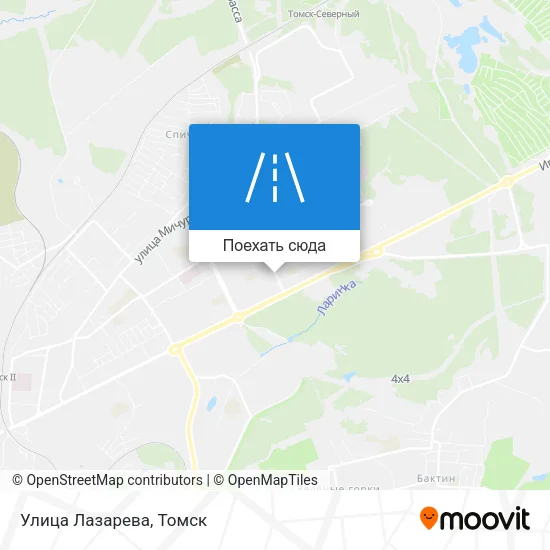 Карта Улица Лазарева