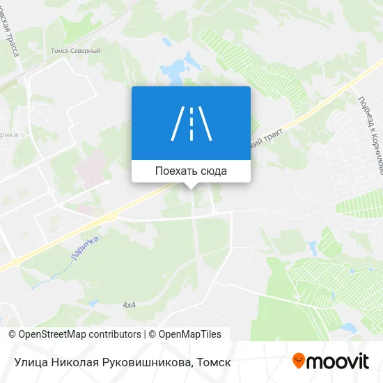 Карта Улица Николая Руковишникова