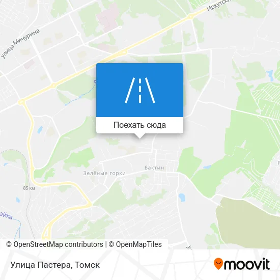 Карта Улица Пастера