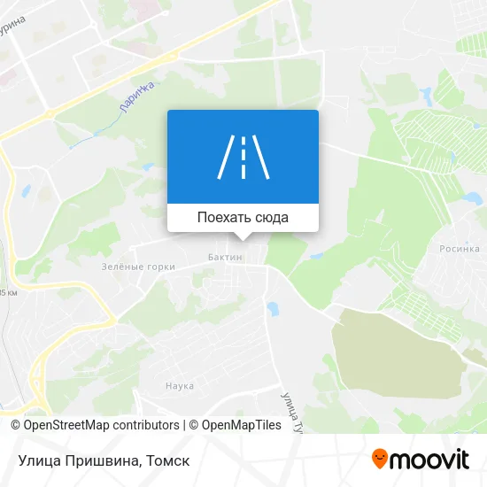 Карта Улица Пришвина