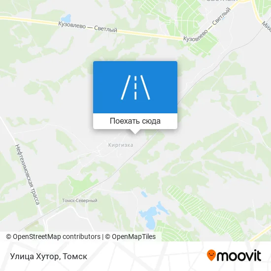 Карта Улица Хутор