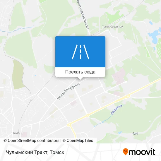 Карта Чулымский Тракт