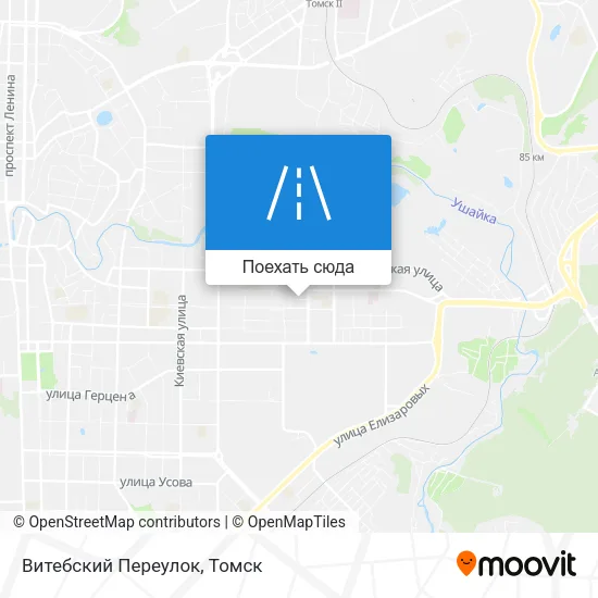 Карта Витебский Переулок