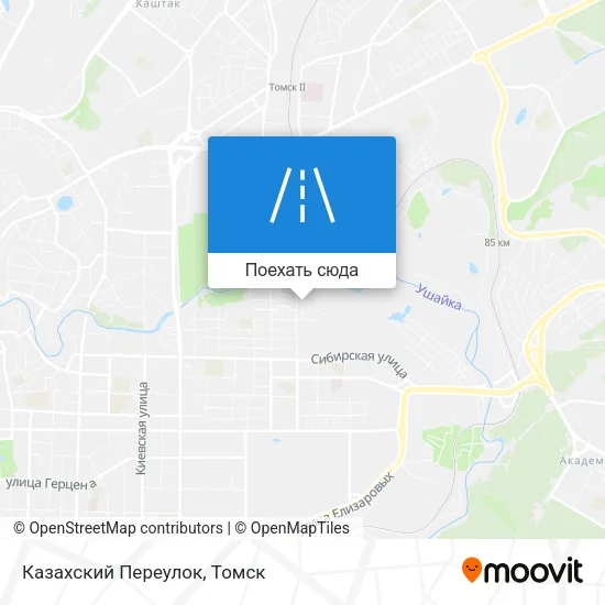 Карта Казахский Переулок