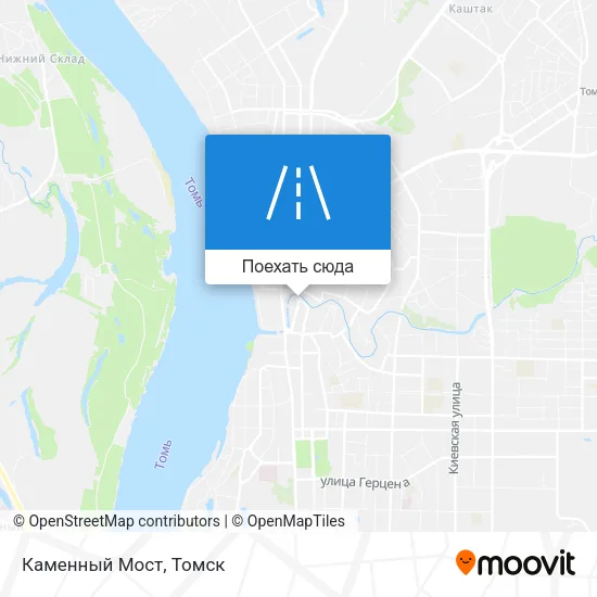 Карта Каменный Мост