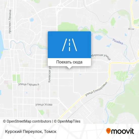 Карта Курский Переулок