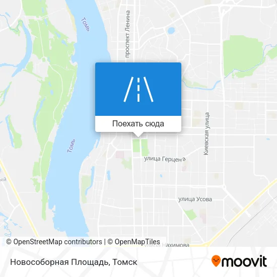 Карта Новособорная Площадь