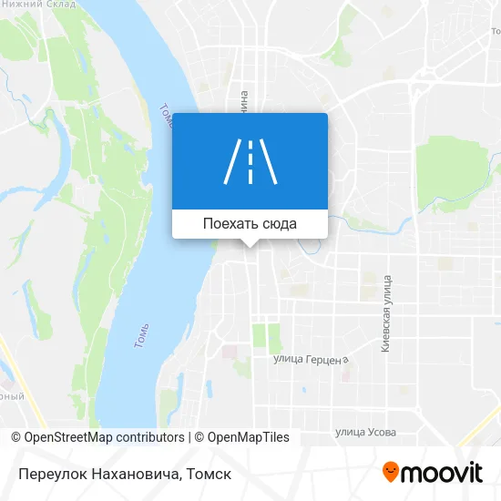Карта Переулок Нахановича