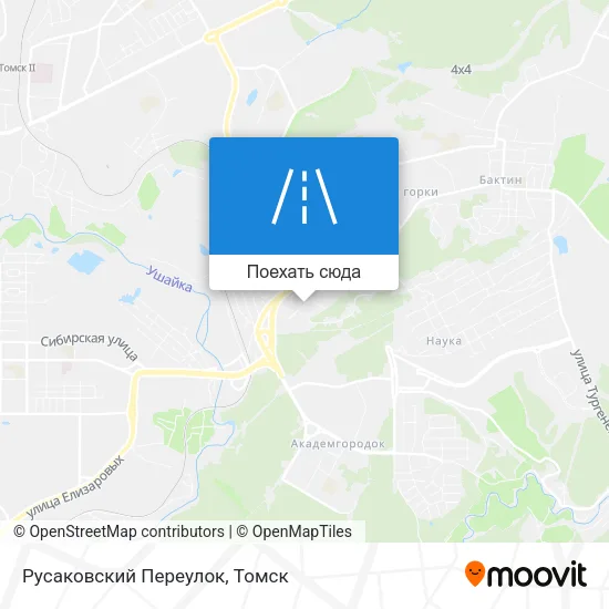 Карта Русаковский Переулок