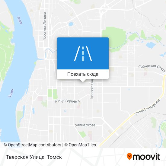 Карта Тверская Улица