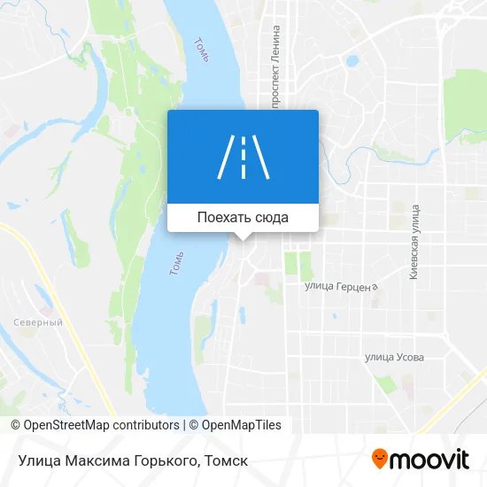 Карта Улица Максима Горького