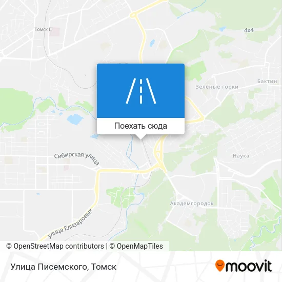 Карта Улица Писемского