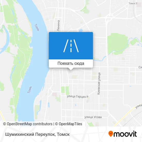 Карта Шумихинский Переулок