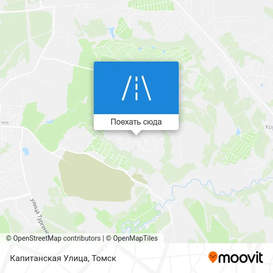 Карта Капитанская Улица