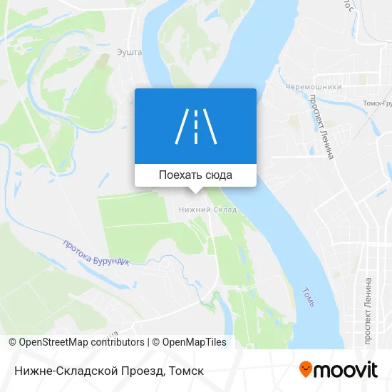 Карта Нижне-Складской Проезд