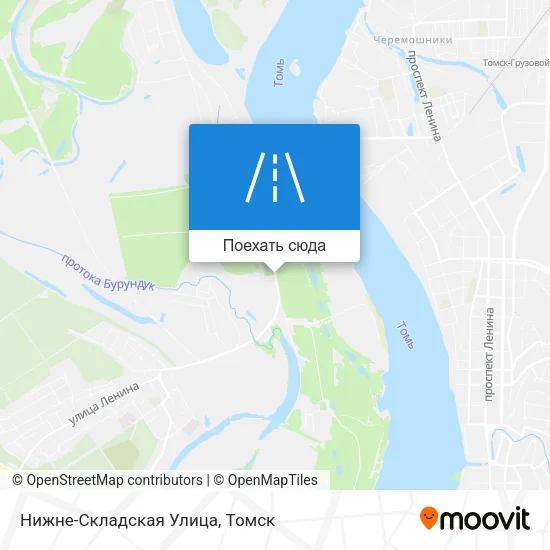 Карта Нижне-Складская Улица