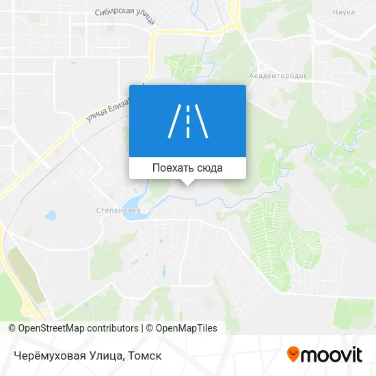 Карта Черёмуховая Улица