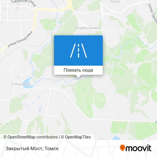 Карта Закрытый Мост
