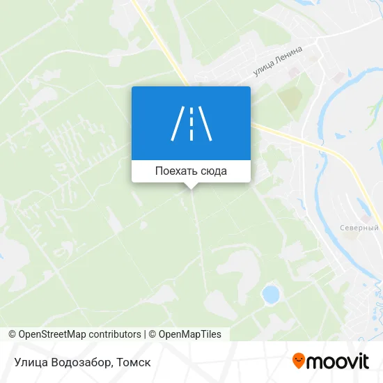 Карта Улица Водозабор