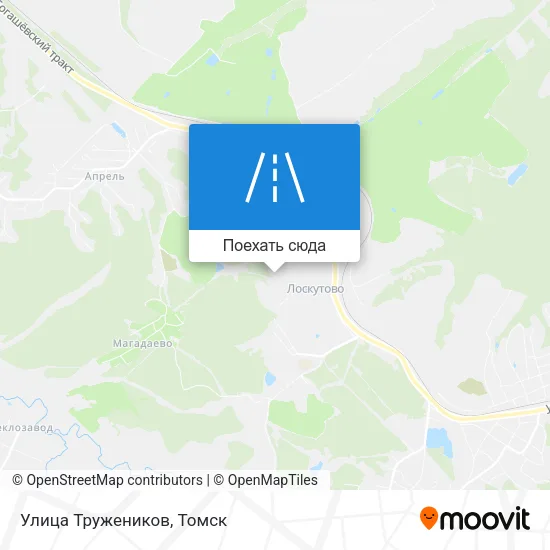 Карта Улица Тружеников