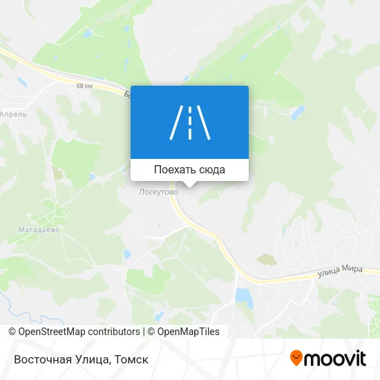 Карта Восточная Улица