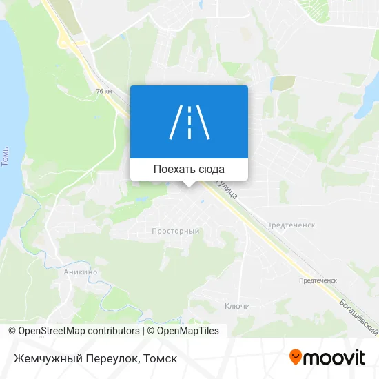 Карта Жемчужный Переулок