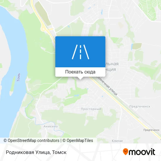 Карта Родниковая Улица
