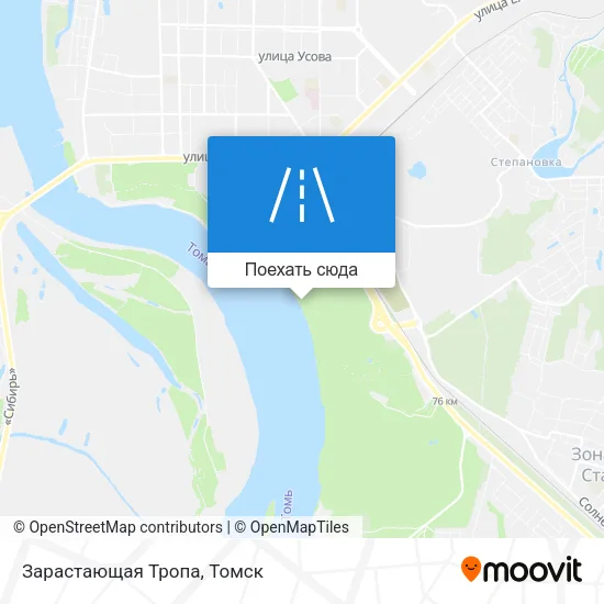 Карта Зарастающая Тропа