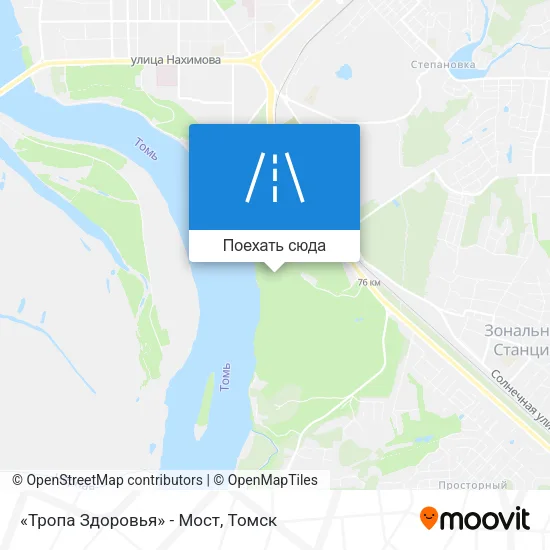 Карта «Тропа Здоровья» - Мост