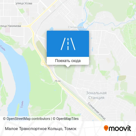 Карта Малое Транспортное Кольцо