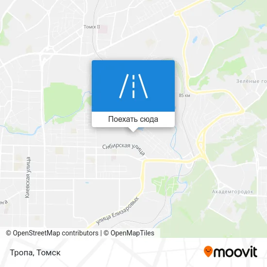 Карта Тропа