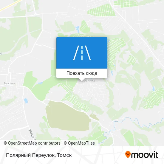 Карта Полярный Переулок
