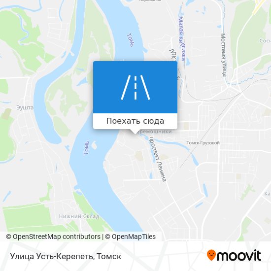 Карта Улица Усть-Керепеть