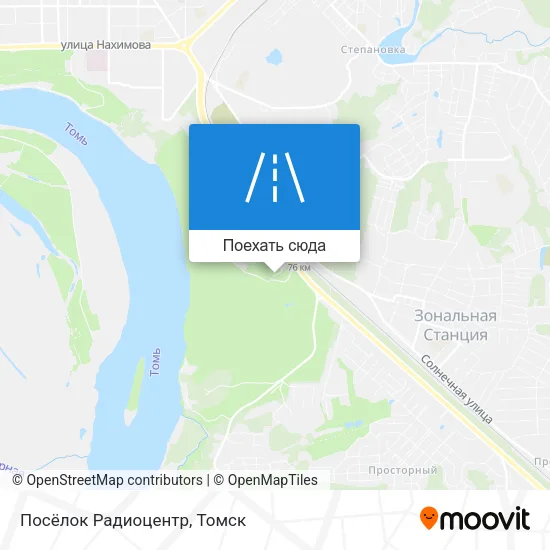 Карта Посёлок Радиоцентр