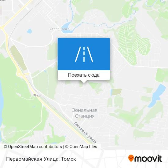 Карта Первомайская Улица